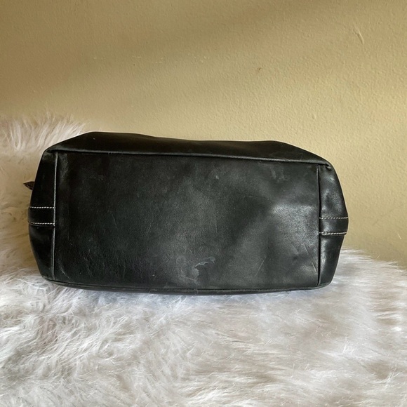 Coach signature canvas leather hobo bag - Picture 5 of 8